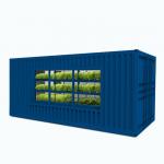 China Customized 10KW Vegetable Vertical Farm Container 200kg To 400kg Per Month for sale