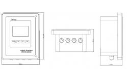 China Fixed Doppler Ultrasonic Flowmeter DF6100-EC supplier