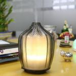 Homefish OEM Commercial Art Glass Aroma Diffuser Nebulizer Essential Oil 120ml Scent Machine Ultrasonic for sale