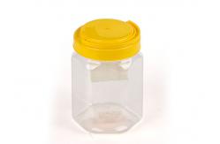 China Food Grade Clear Pet Jars , Airtight Waterproof Plastic Container supplier