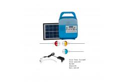 China 8000mah Solar Rechargeable Camping Light With MP3 Radio supplier
