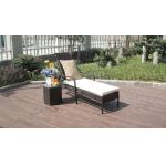 Wicker Rattan Sun Lounger , Lounge Chair Set For Patio / Balcony for sale