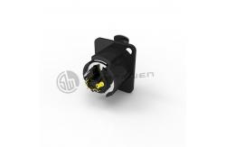 China XLR  Audio Power Female Socket Connector 4 Pin Microphone IP40 supplier