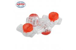 China 3M Standard UR HJKT3 Red Gel Filled Telephone Lock Joint Wiring Connector supplier