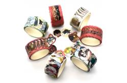 China Custom Printed CMYK Decorative Adhesive Self Washi Tape Stickers supplier