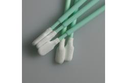 China 165mm PP Stick Polyester Swab For Cleaning Sensitive Equipment supplier