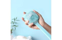 China 2 In 1 Long Handle Silicone Bath Body Cleaning Brush For Exfoliating supplier