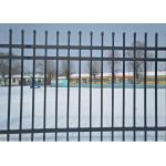 Spear Top Tubular Steel Fence for sale