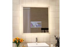 China Bluetooth Speaker Lighted Mirror Waterproof TV Mirror With Built In TV supplier