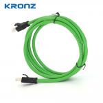 RJ45 Connector 4 Pins 24AWG Contact Resistance 48V Customized Cable Length