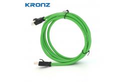 China RJ45 Connector 4 Pins 24AWG Contact Resistance 48V Customized Cable Length supplier