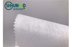 China Fusible Embroidery Backing Fabric 100% Polyester Cuttable With LDPE Coating supplier