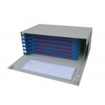 72core 4U ODF Fiber Optic Distribution Box with FC / UPC Fiber Pigtails and Adapters for sale