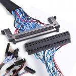 LCD Panel Display Electronic Wire Harness LVDS Cable 32pin for sale