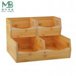 4-piece Bamboo Multi-layer Vegetable Storage Box For Kitchen