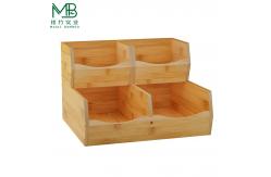 China 4-piece Bamboo Multi-layer Vegetable Storage Box For Kitchen supplier