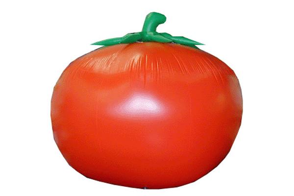 Inflatable tomato balloon with pvc material