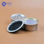 Transparent Peel Lid 100ml Child Proof Tuna Cannabis Tin for sale
