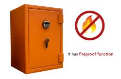 China Leather-Covered Fireproof Jewelry Safe Limited Edition with Watch Winder supplier