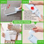 Self Cleaning Plastic Dog Pet Lint Hair Remover Roller For Bed Clothes