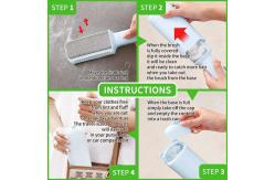 China Self Cleaning Plastic Dog Pet Lint Hair Remover Roller For Bed Clothes supplier