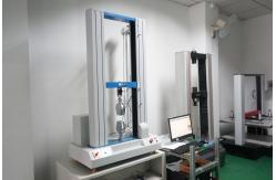 China Double Column Tensile Testing Machines for Rubber / Plastic / Fabric Strength Testing supplier