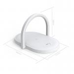Black White 70 CRI Multifunctional Wireless Charger 15W With Night Light for sale