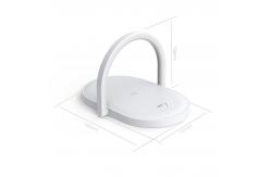 China Black White 70 CRI Multifunctional Wireless Charger 15W With Night Light supplier