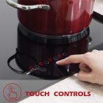 220V-240V 4 Burner Electric Cooktop Built In 24 Inch Ceramic Cooktop 6000W