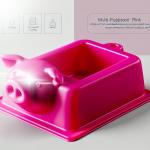 Easy To Clean Pink Pig Mould for Multi-Purpose Pink