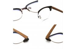 China Handmade Retro Wood Grain Acetate Optical Glasses Frame MR H002 supplier
