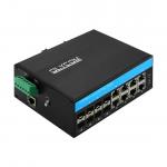 OLYCOM Managed Switch 8 Port Gigabit Ethernet 12V Industrial Grade with 8 Port SFP Din Rail Mounted IP40 for Outdoor Use for sale