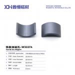 Hard Strontium Tile Arc Segment Ferrite Magnets For Motor For Automobile Blower W3037A for sale