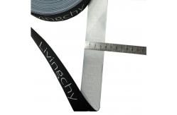 China Printed Elastic Polyester Knitted Webbing With Custom Logo For Garment supplier