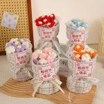 Teacher's Day Small Gift Plush Flower Bouquet for Holiday Gift-giving Ceremony for sale
