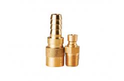 China Non Valve Brass Quick Coupler For Line Modular 1.5Mpa supplier