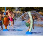Outdoor Fountain Water Splash Pad 1.2M Fade Erosion Resistant Stainless Steel for sale