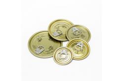 China 202# 300# Tinplate EOE Easy Open Lid For Tuna Fish Tin Cans supplier