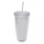 710ML/24oz Plastic Straw Cup Perfect for Cold Drinks and Kids' Thirst for sale