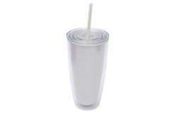 China 710ML/24oz Plastic Straw Cup Perfect for Cold Drinks and Kids' Thirst supplier