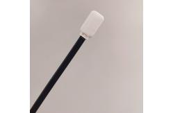 China Black Handle Polyester Swabs Micro Mechanical Clean 100PCS 5 Inch supplier