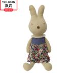 Breathable Bunny Stuffed Plush Toys Floral Skirt Rabbit Soft Toy for sale