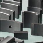 Charcoal Gray Sintered Ferrite Magnet OEM Window Ferrite Motor Magnets for sale