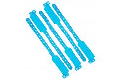 China Synthetic Custom Printed Event Wristbands Adjustable Vinyl Bracelets supplier