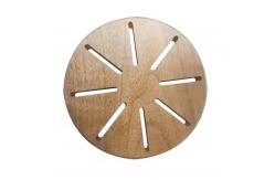 China Tolerance ±0.1mm CNC Wood Parts Customizable Components And Shapes supplier