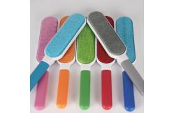 China ABS Plastic Pet Hair Remover Brush With Self Cleaning Base supplier