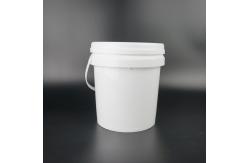 China Virgin Multi Purpose PP Plastic Paint Bucket Empty 1Gallon With Handle supplier