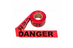 China Factory Customized Barrier Tape PE Red Yellow Rolls Danger Caution Warning Tape supplier