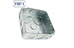 China 4x2 Drawn Rectangle Boxes Handy Metal Boxes With Cover supplier