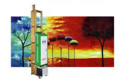 China Multifunction Zkmc UV Wall Printer Low Medium High Speed Adjustable supplier